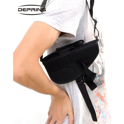 Tactical Shoulder Gun Holster Handgun Pistol Holster Adjustable with Magazine Pouch Holder Hunting Accessories