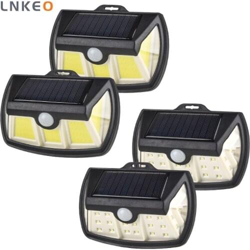 3 Modes LED Solar Light Outdoor Solar Lamp PIR Motion Sensor Wall Light Waterproof Solar Powered Sunlight for Garden Decoration