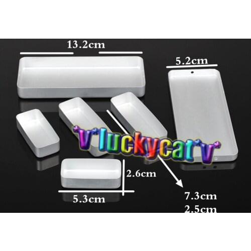 2Pcs Dental Bur Holder Block Sterilizer Case Disinfection Endo Box Rack