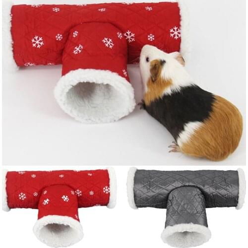 3/2 Way Guinea Pig Hamster Small Animal Crawling Tunnel Play Toy Fun Hide Tube
