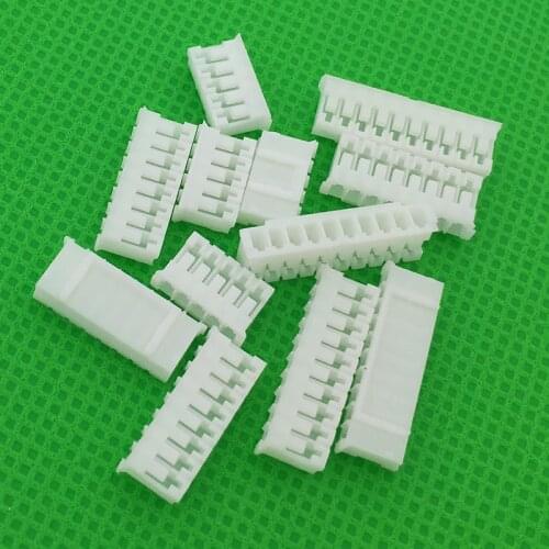MCIGICM 50pcs 2mm Female Connector material PH2.0 2P 3P 4P 6P pitch Connectors Leads Header Housing PH-Y