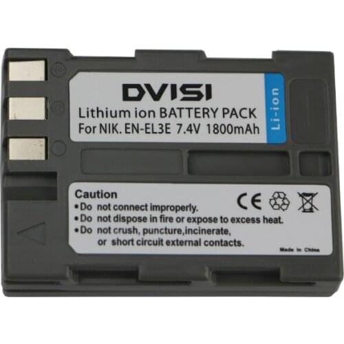 7.4V 1.8Ah EN-EL3e EN EL3e ENEL3e Rechargeable Camera Battery for Nikon D90 D700 D300 D80 D70 D50 D200 D300s D100 D70s
