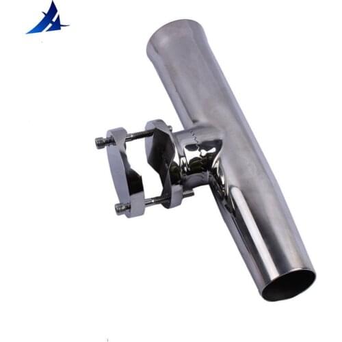 Boat Accessories Marine Extra large clamp Rod Holder for Rails1-1/4" to 2" Stainless Tournament Style Clamp on Fishing