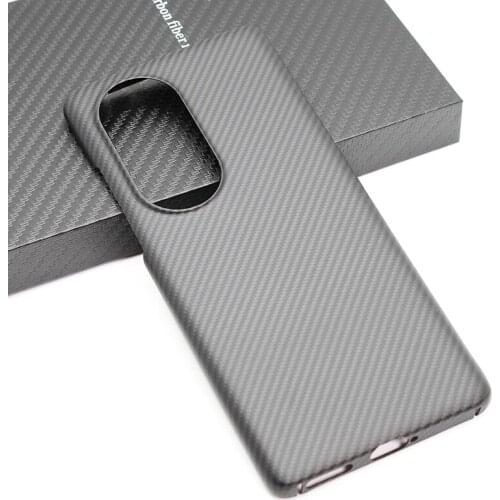 600D Aramid fiber Carbon fiber phone case For Huawei P50 Pro Lighter and thinner fine lines protective hard shell