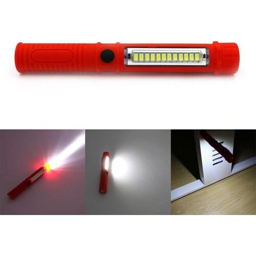 COB LED Mini Pen Multifunction flashlight cob square Work Hand Torch Flashlight With Magnet led Torch light cob Handle