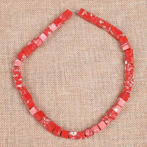 Colors for women of all ages and The Semiprecious bead IS Sharp polygon Synthesis emperor stone Bead chain loose bead