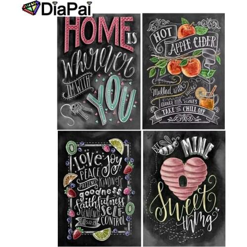 DIAPAI 100% Full Square/Round Drill 5D DIY Diamond Painting "Text landscape" 3D Embroidery Cross Stitch Home Decor