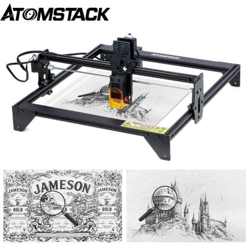DIY CNC Laser Engraver Kits Wood Carboard Carving Engraving Cutting Machine Desktop Printer DIY Logo Picture Marking Tool