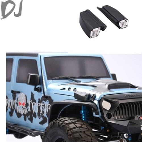 DJ 1:10 RC Car Modified Parts Traxxas TRX4 Bronco Jeep Wrangler KM2 Double Eagle Air Filter Style Engine Large Flow Air Intake