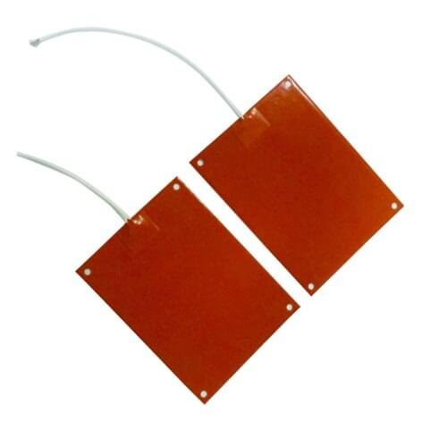 JSEX 80x100mm 12V DC 20W Flexible Waterproof Silicon Heater Pad For 3D Printer Parts Electric Heating Pads