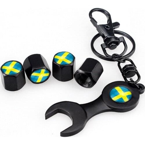 Wrench Keychain Caps For Land Rover Discovery 2 3 4 5 Sport Anti-theft And Dustproof Moto Bicycle Valve Caps Wheel Tires Parts