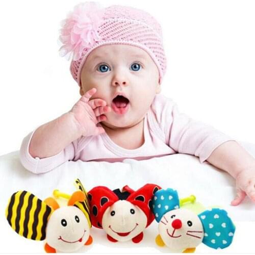 Lovely Baby Puzzle Pull Shock Car Toy Baby Cartoon Animal Stroller Pendant Exercise Animal Ability Children Toys