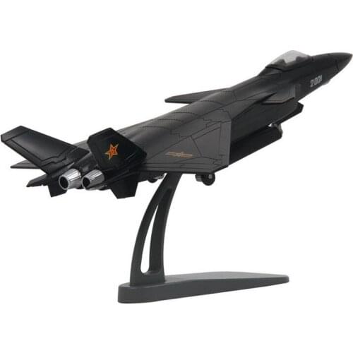 1: 100 J-20 aircraft model stealth fighter J20 alloy simulation military finished ornaments