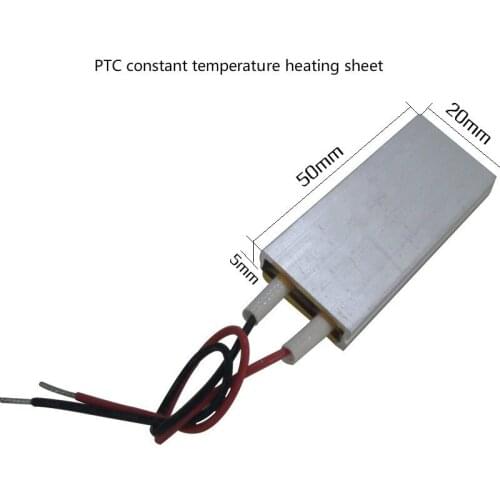 PTC heating core constant temperature heater PTC heating plate constant temperature heater 50 * 20mm * 5mm 12v / 5v / 24v / 220v