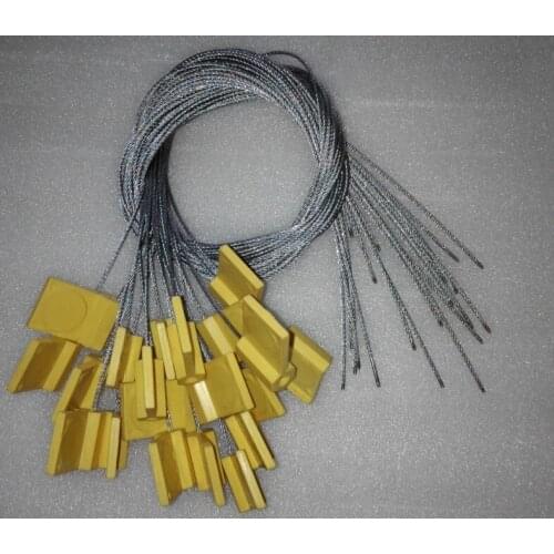 NFC Electronic Seal 504 Bytes Storage NFC Lockout ISO14443A Protocol 215 Tie Tab tags