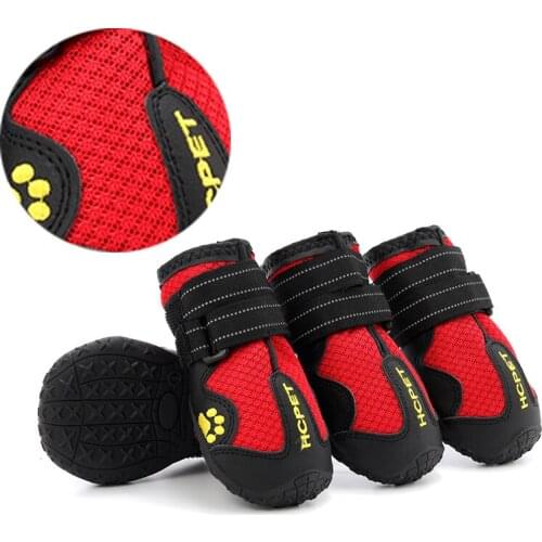 Pet Dog Shoes Boots Feet Paw Protector Waterproof Reflective Outdoor Anti-slip Snow Rain Puppy Small Medium Large Dog Training