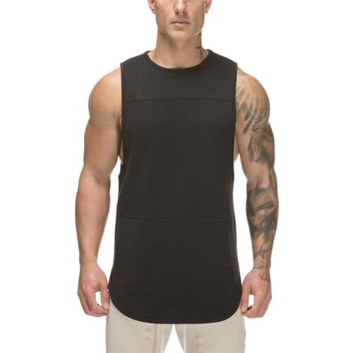 Running Sleeveless Shirt Men Mesh Fitness Tank Tops Sport shirt Gym Training Clothing Workout Breathable Sportswear Jerseys