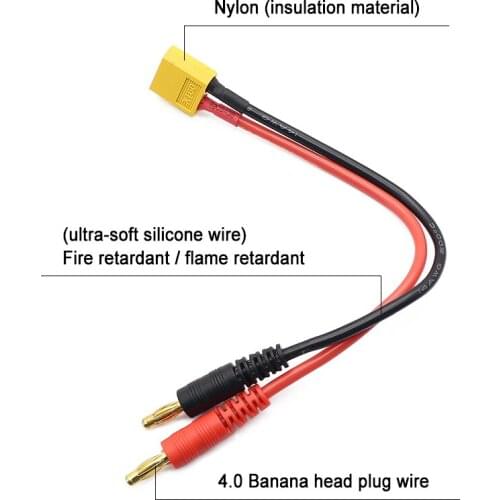 The High Quality 100 Sets/ Lot XT60 With 4.0mm Banana ConnectorSolar
