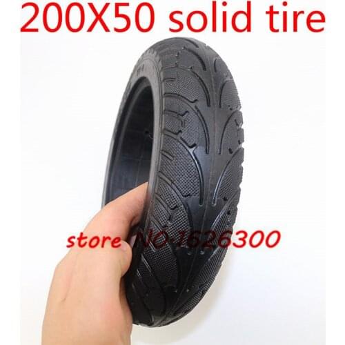 High quality 200x50 Solid tyre 8 inch tire fit Hoverboard Two Wheels Electric Self Balancing Hoverboard Scooter