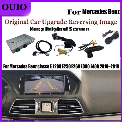 Rear Camera Decoder|For Mercedes Benz E E200 E250 E260 E300 E400 2010~2019 Original screen upgrade Reversing camera adapter