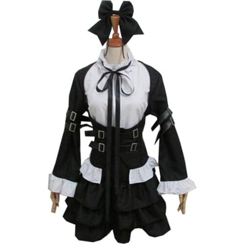 2018 Happy Fairy Tail Cosplay Erza Scarlet Witch Halloween Lolita Housemaid Costume