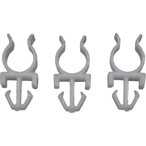 30x Fixed Prop Rod Support Clip Retainer Fastener White Nylon Hood Cover Prop Rod Trim Clips For Geely Suzuki antelope