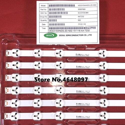 For LG Sharp 32'' TV 32D1334DB LC32LD145K VES315WNDL-01 VES315WNDS-2D-R02 32 HA5000 VESTEL 574mm LED backlight 11LED