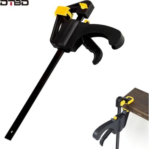 DTBD 4 INCH Two-Way F Clamp Woodworking Clamp Work Bar Clamp Clip for Woodworking Spreader Gadget DIY Tool Clutch Mini Tools