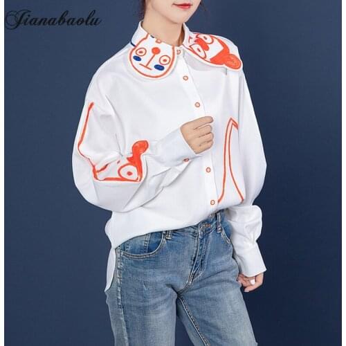 JIANABAOLU Loose Blouses
