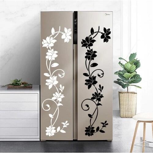 Beautiful Flower Vine Wall Stickers Home Decor Living Room Fridge Window Glass Home Decoration DIY Art Mural Flowers Wallpaper