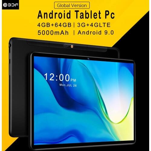 New Arrivals 10.1 inch Tablet Pc Android 9.0 Octa Core Google Play 4G LTE Phone Call 2.5D Glass Screen 1280*800 GPS WiFi Tablets