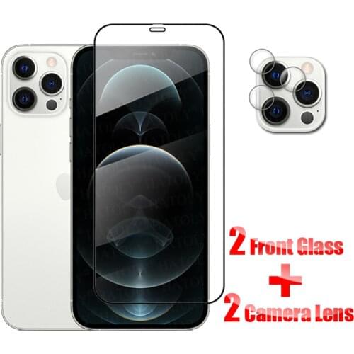 Full Cover For iPhone 13 Pro Tempered Glass For iPhone 13 Pro Max 12 mini 11 SE Camera Phone Screen Protector Protective Glass
