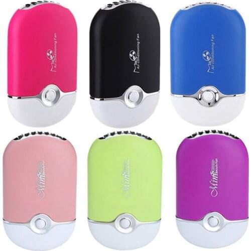 Grafting Planting False Eyelash Blower Mini Handheld Air Conditioner Small Fan Usb Charging Leafless Fan Appliance Dropship