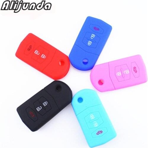Silicone car key cover remote cover for MAZDA 2 MAZDA 3 MAZDA 5 MAZDA 6,auto accessores