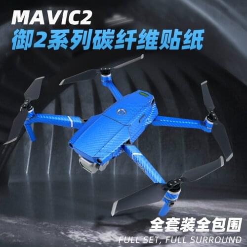 Mavic 2 Drone Sticker Protective Luxury Carbon Fiber Skin Cover Waterproof Sticker Spare For Dji Mavic Air 2