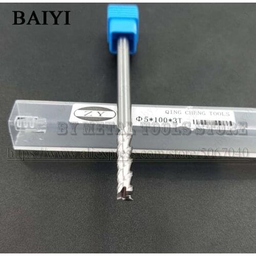 5P HRC45 Carbide End Mill 5mm 3Flute Aluminum Milling Cutter endmill Cutting tools milling Cutter CNC Maching metal CNC EndMill