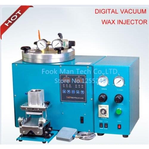 Vacuum Wax Injector with Auto Clamp,Wax Injector for Casting Jewellery ,2 Pound Wax Free
