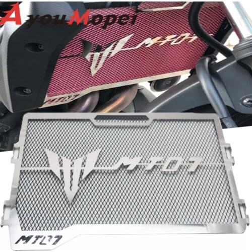 Motorcycle Radiator Protective Cover Grill Guard Grille Protector For Yamaha MT-07 MT07 FZ-07 FZ07 2014-2021 2015 2016 2019 2020