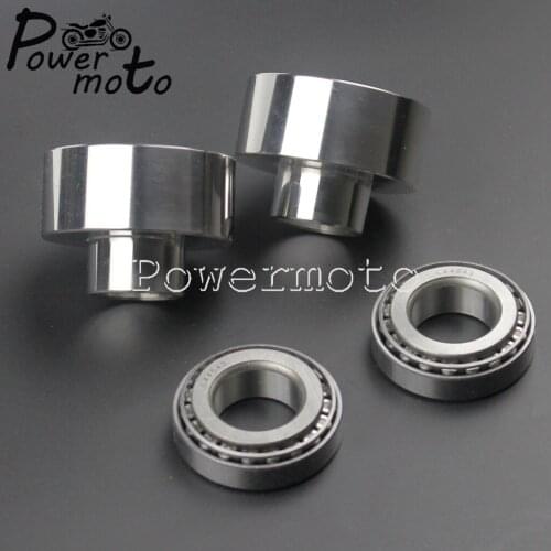 1 Set 7/8" 1" Motorcycles Aluminum Neck Cup Kit Accessories For Harley Sportster Ironheads 1952-1981 Early Model K Side Valves
