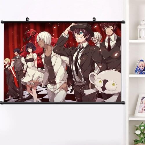 Anime Kekkai Sensen Leonardo Watch Chain Sumeragi Wall Scroll Poster Manga Wall Hanging Poster Home Decoration 40*60cm
