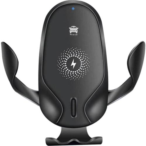 15W Qi Car Wireless Charger Mobile Phone Stand Holder Fast Charging Bracket Auto Air Vent Mount for 4-6.5 inch Smartphone Mount