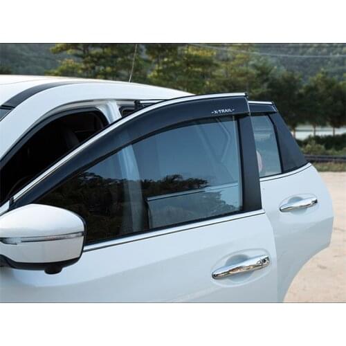 For Nissan X-trail X trail T32 2014-2019 Car waterproof decorative strip sun visor modified window rain eyebrow decoration