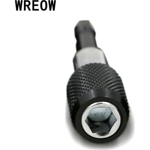 Hot 1Pc 1/4'' Hex Shank Quick Release Electric Drill Magnetic Screwdriver Bit Holder Extension Rod Batch head Tool 60mm