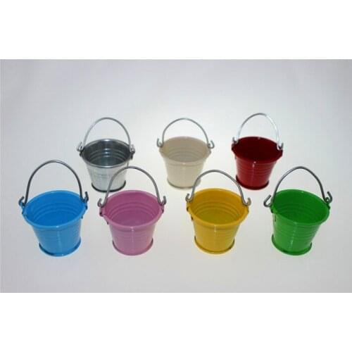 G05-X4551 children baby gift Toy 1:12 Dollhouse mini Furniture Miniature rement colorful Small bucket 1pcs
