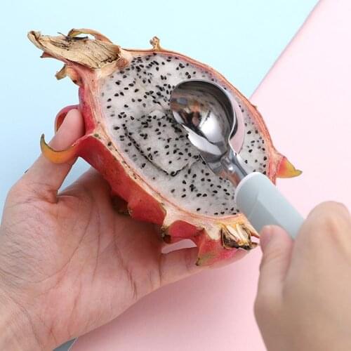 Ice Cream Scoop Stainless Steel Ice Cream Spoon Metal Icecream Cookie Scoop Melon Fruit Baller Ice Ball Maker Kitchen Tools