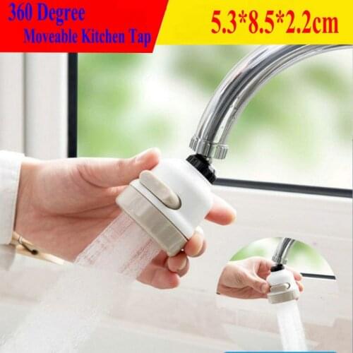 Best Listing 2018 360 Degree Moveable Kitchen Tap Head Universal Rotatable Faucet Water Sprayer Water-saving Free Shiping