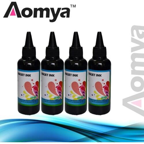 4pcs Universal 100ml Black Refill Ink Kit For CANON Printer Ink Cartridges and CISS Bulk Ink