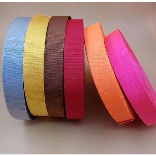 Nylon woven webbing for bags hand bags shoulder bags belt 25mm/38mm/50mm width 5yards diy garment accessories