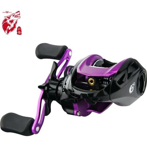 Original RedWolf Anti-corrosion Baitcasting Fishing Reel 5+1BB 7.2:1 5KG Saltwater Casting Reel Left/Right Hand Fishing Tackle