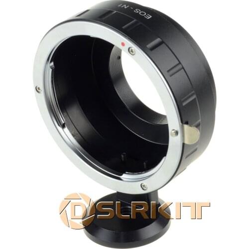 Lens Adapter Ring with Tripod 1/4" Mount For Canon EOS EF EF-S Lens and Nikon J1 V1 1